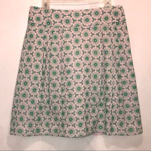 Sz8 Lilly Pulitzer pleated floral eyelet skirt